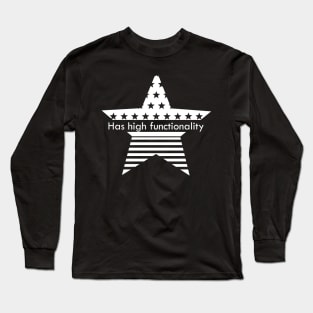 Has High Functionality Long Sleeve T-Shirt